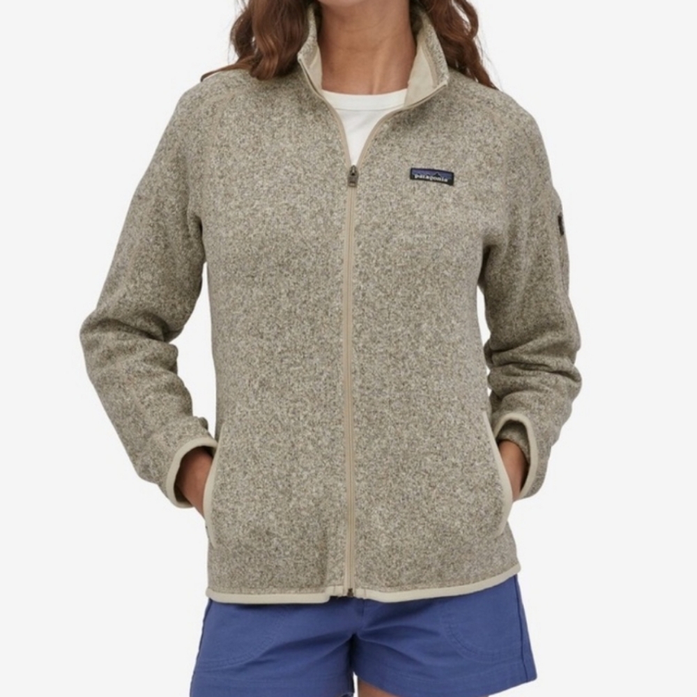 Patagonia Tan Better Sweater Zip Up Jacket